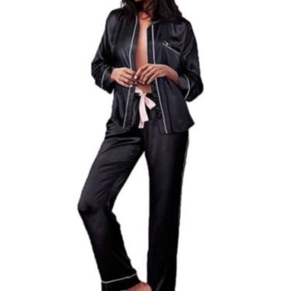 Victoria's Secret Pajama Afterhours PJ 2-Piece Top Medium